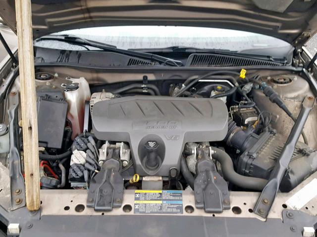 2G4WD582261133756 - 2006 BUICK LACROSSE C TAN photo 7