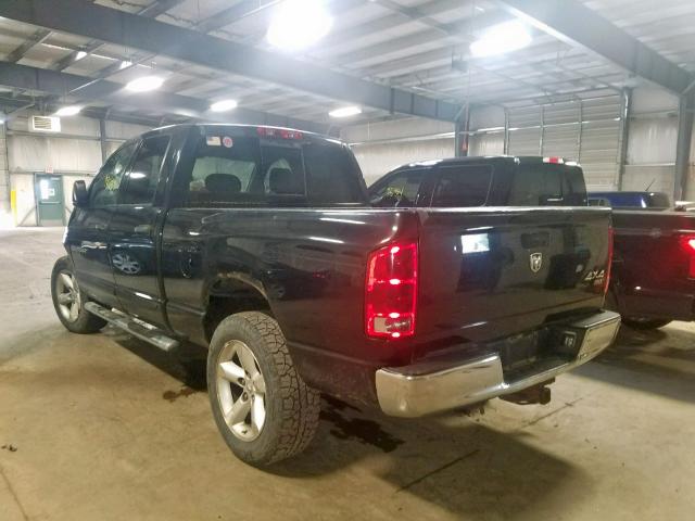 1D7HU18216S682196 - 2006 DODGE RAM 1500 S BLACK photo 3