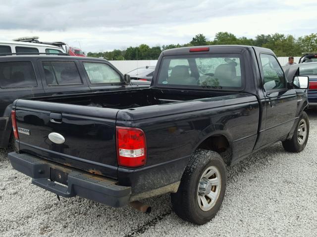 1FTYR10D78PA02798 - 2008 FORD RANGER BLACK photo 4