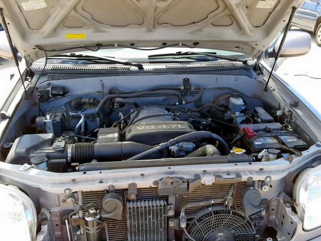 5TDBT48A32S085985 - 2002 TOYOTA SEQUOIA LI GRAY photo 7