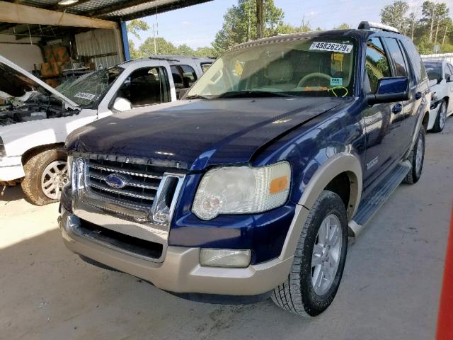 1FMEU64E16UB19398 - 2006 FORD EXPLORER E BLUE photo 2