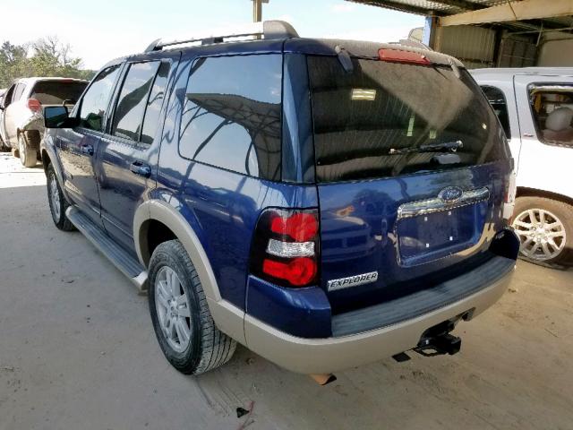 1FMEU64E16UB19398 - 2006 FORD EXPLORER E BLUE photo 3