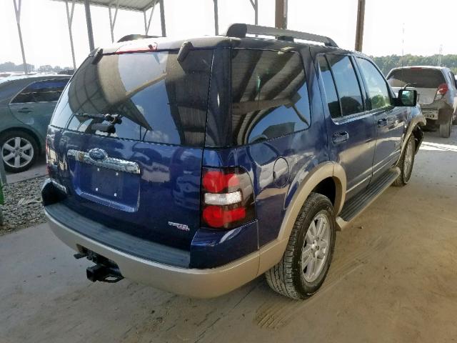 1FMEU64E16UB19398 - 2006 FORD EXPLORER E BLUE photo 4