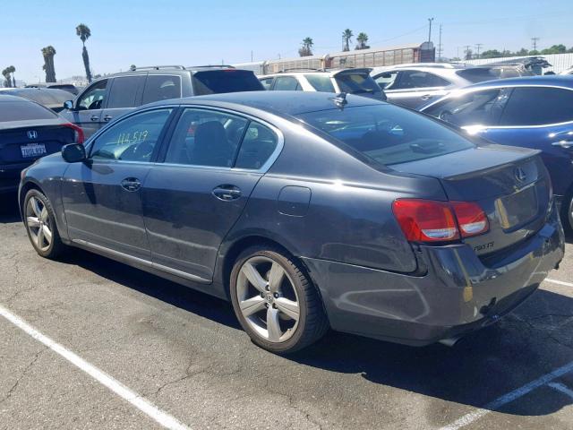 JTHBE96S370022008 - 2007 LEXUS GS 350 GRAY photo 3