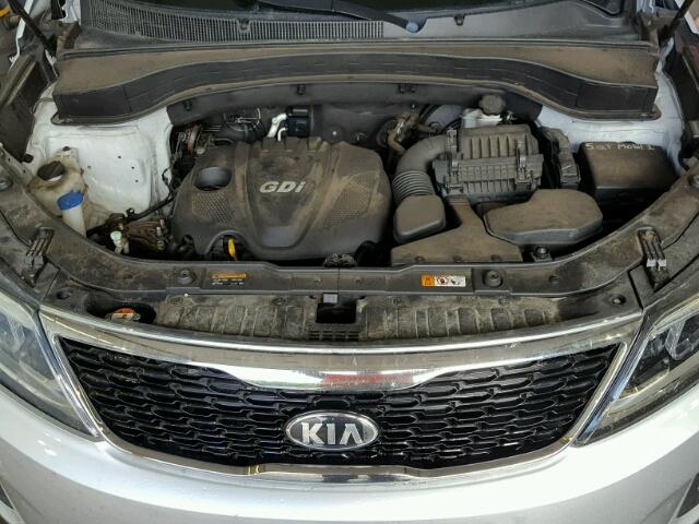 5XYKT4A60EG472999 - 2014 KIA SORENTO LX SILVER photo 7