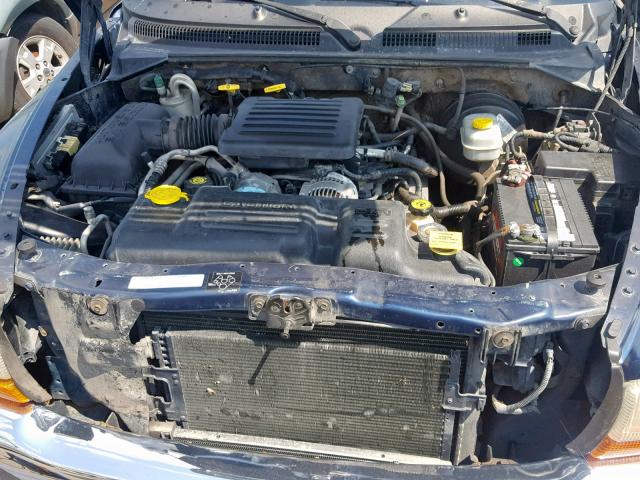 1B7GG2AN7YS756683 - 2000 DODGE DAKOTA QUA BLUE photo 7