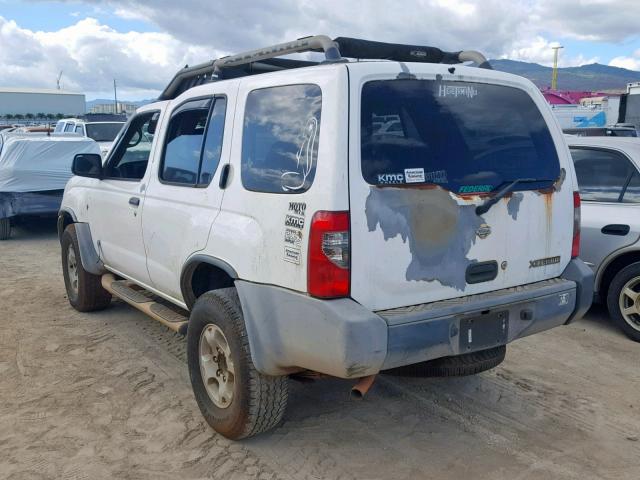 5N1ED28T9YC587714 - 2000 NISSAN XTERRA XE WHITE photo 3