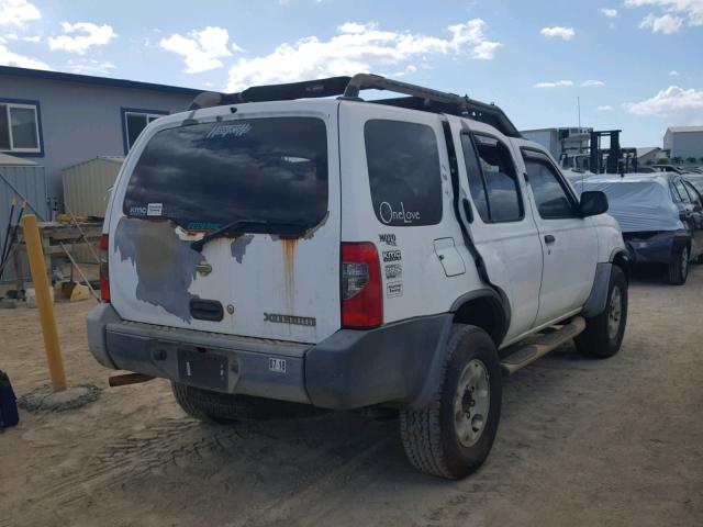 5N1ED28T9YC587714 - 2000 NISSAN XTERRA XE WHITE photo 4