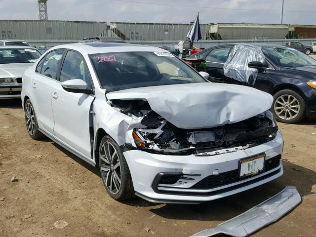 3VW4T7AJ1JM213057 - 2018 VOLKSWAGEN JETTA GLI WHITE photo 1