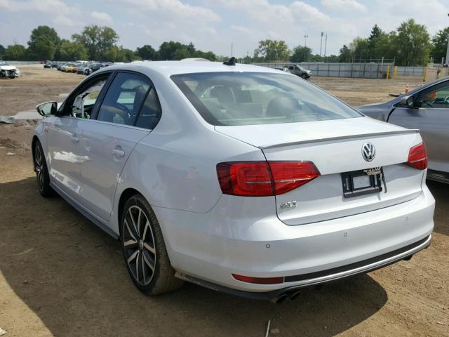 3VW4T7AJ1JM213057 - 2018 VOLKSWAGEN JETTA GLI WHITE photo 3