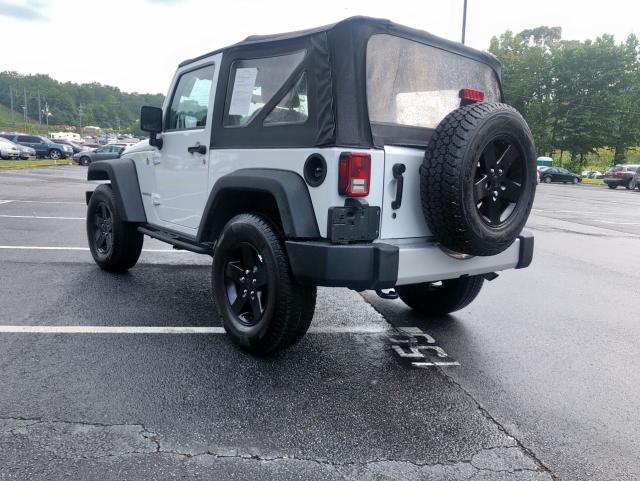 1C4AJWAG4EL191010 - 2014 JEEP WRANGLER S WHITE photo 3