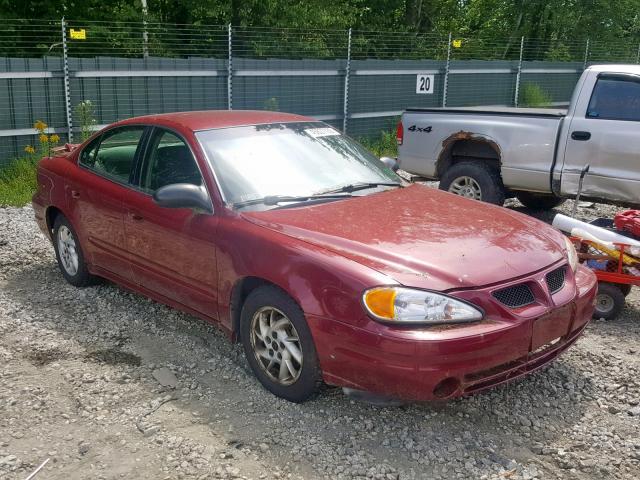 1G2NE52F64M518784 - 2004 PONTIAC GRAND AM S MAROON photo 1