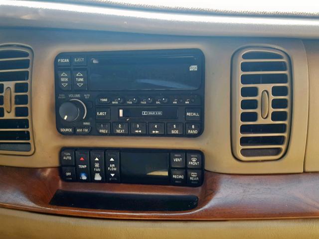 1G4CW52K9Y4214220 - 2000 BUICK PARK AVENU BEIGE photo 9