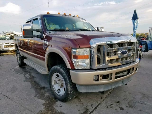 1FTWW31R58ED68051 - 2008 FORD F350 SRW S BROWN photo 1