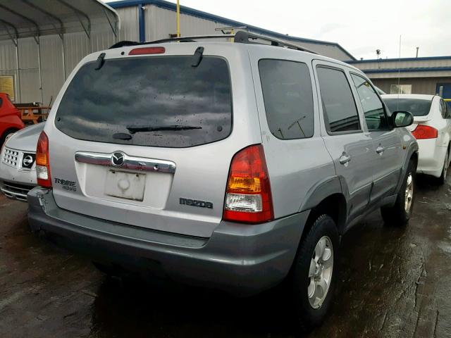 4F2YU09181KM30948 - 2001 MAZDA TRIBUTE LX SILVER photo 4