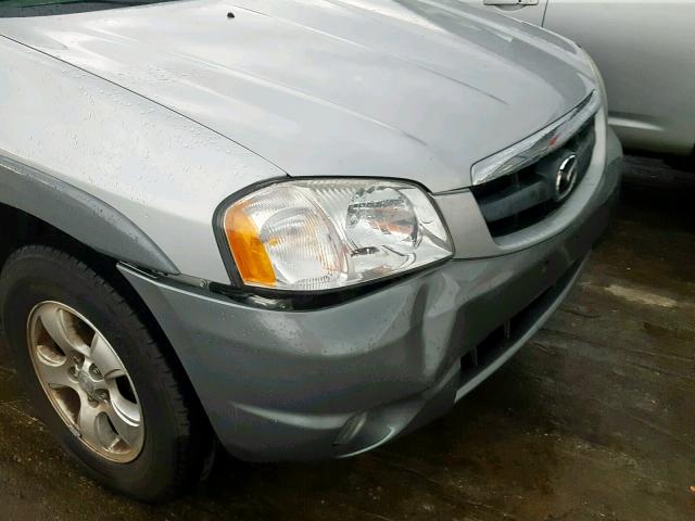 4F2YU09181KM30948 - 2001 MAZDA TRIBUTE LX SILVER photo 9