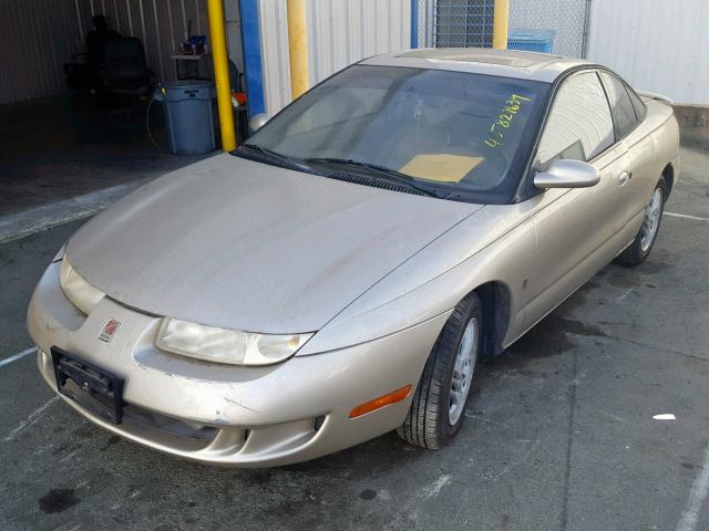 1G8ZY1278XZ351156 - 1999 SATURN SC2 GOLD photo 2