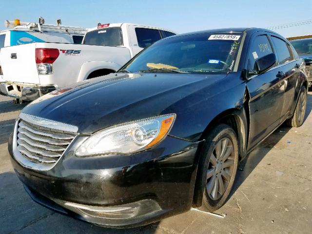 1C3CCBBB7DN553661 - 2013 CHRYSLER 200 TOURIN BLACK photo 2