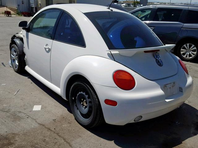 3VWCF21C8YM436911 - 2000 VOLKSWAGEN NEW BEETLE თეთრი ფოტო 3