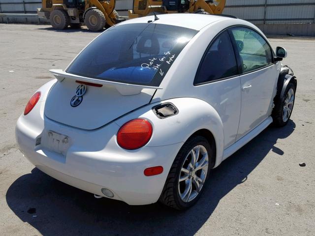 3VWCF21C8YM436911 - 2000 VOLKSWAGEN NEW BEETLE თეთრი ფოტო 4