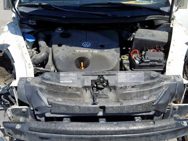 3VWCF21C8YM436911 - 2000 VOLKSWAGEN NEW BEETLE თეთრი ფოტო 7