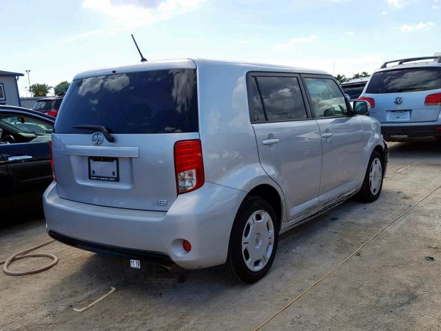 JTLZE4FE7EJ061726 - 2014 TOYOTA SCION XB ვერცხლისფერი ფოტო 4