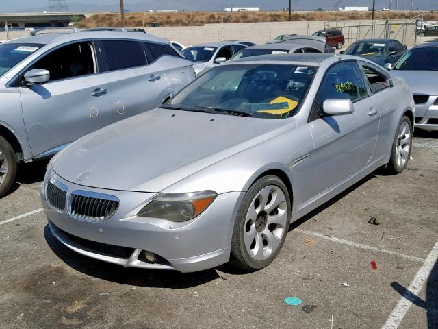 WBAEH73475B192533 - 2005 BMW 645 CI AUT GRAY photo 2