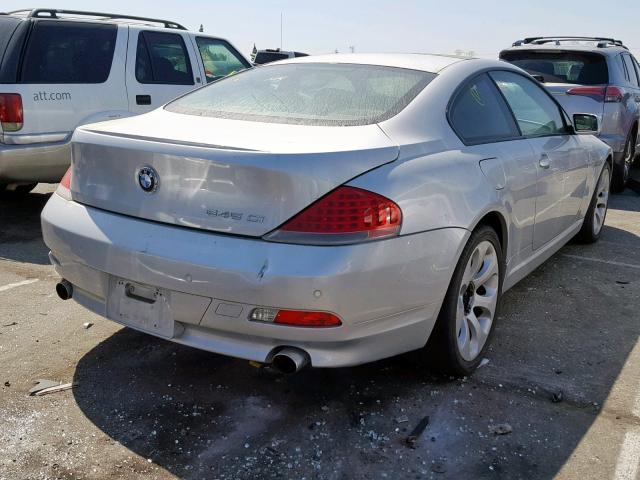 WBAEH73475B192533 - 2005 BMW 645 CI AUT GRAY photo 4