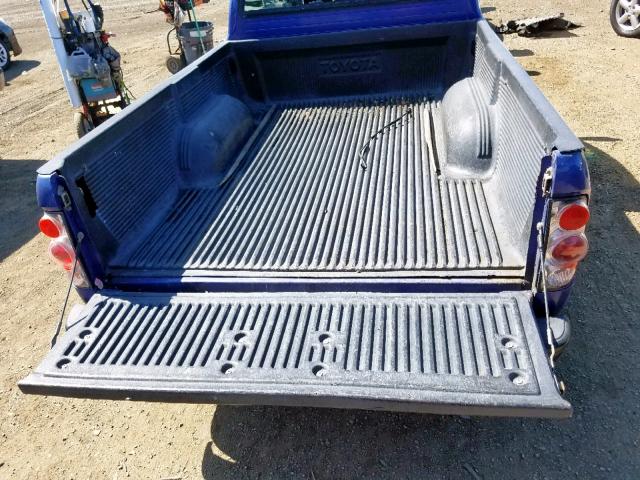 4TAUN41B5SZ041518 - 1995 TOYOTA TACOMA BLUE photo 6