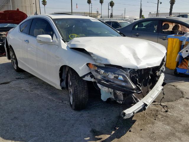 1HGCT1B82FA006027 - 2015 HONDA ACCORD EXL WHITE photo 1