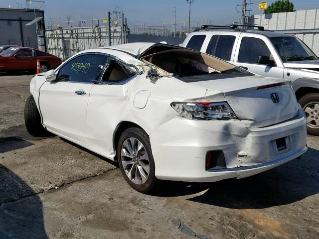 1HGCT1B82FA006027 - 2015 HONDA ACCORD EXL WHITE photo 3