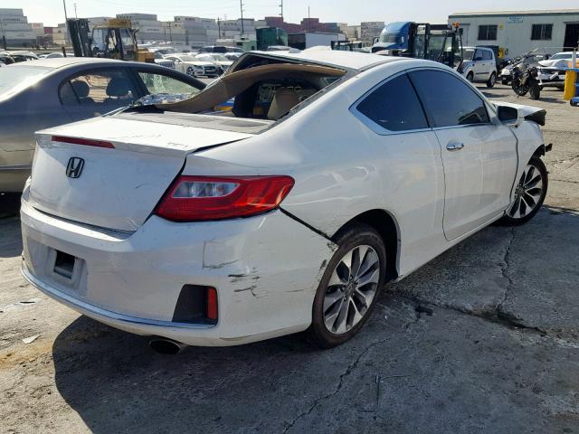 1HGCT1B82FA006027 - 2015 HONDA ACCORD EXL WHITE photo 4