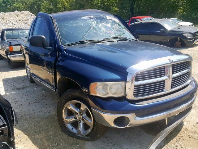 1D7HU18D65J588109 - 2005 DODGE RAM 1500 S BLUE photo 1