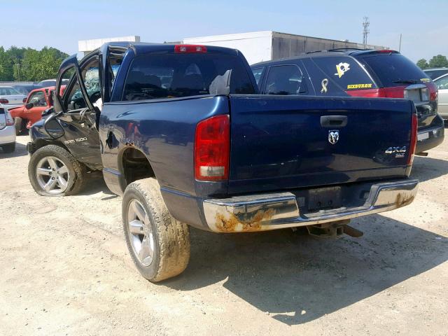 1D7HU18D65J588109 - 2005 DODGE RAM 1500 S BLUE photo 3