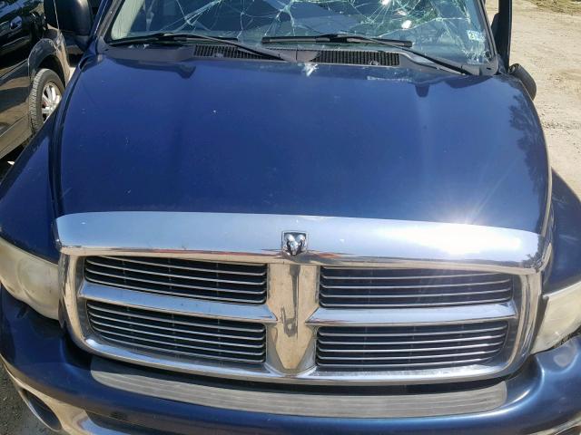 1D7HU18D65J588109 - 2005 DODGE RAM 1500 S BLUE photo 7