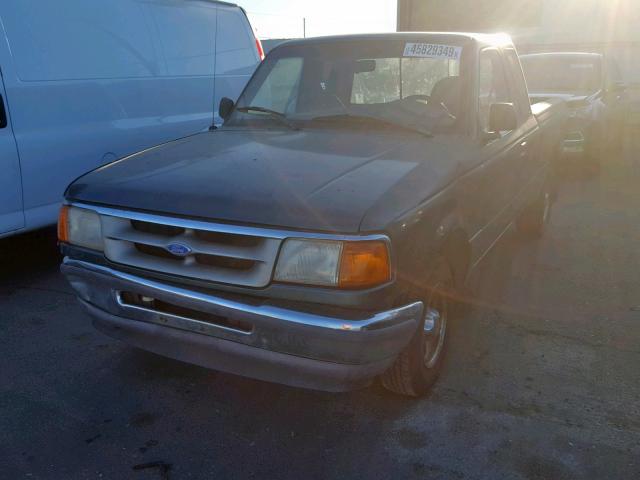 1FTCR14X0VPA39881 - 1997 FORD RANGER SUP GREEN photo 2