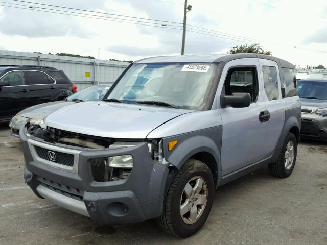 5J6YH18573L021331 - 2003 HONDA ELEMENT EX SILVER photo 2