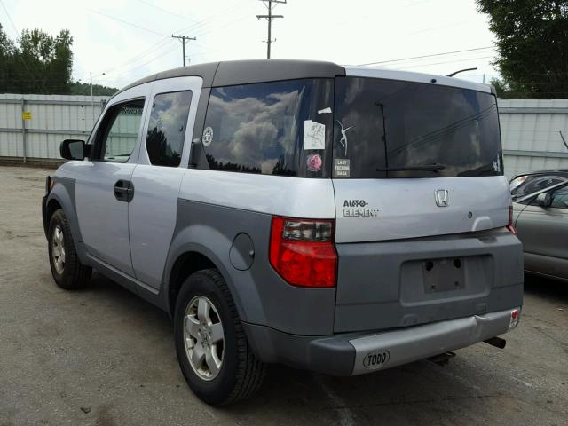 5J6YH18573L021331 - 2003 HONDA ELEMENT EX SILVER photo 3