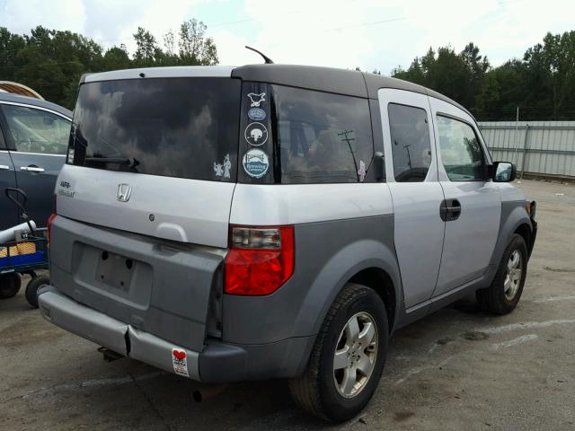 5J6YH18573L021331 - 2003 HONDA ELEMENT EX SILVER photo 4