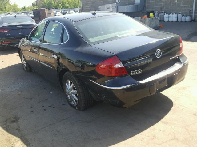 2G4WD582061310742 - 2006 BUICK LACROSSE C BLACK photo 3