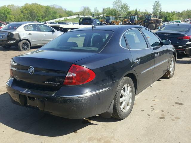 2G4WD582061310742 - 2006 BUICK LACROSSE C BLACK photo 4