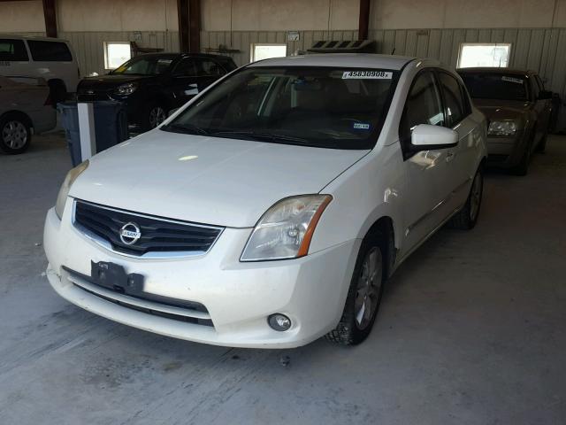 3N1AB6AP4AL641818 - 2010 NISSAN SENTRA 2.0 WHITE photo 2