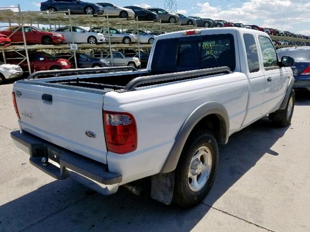 1FTZR15E91PA86800 - 2001 FORD RANGER SUP WHITE photo 4