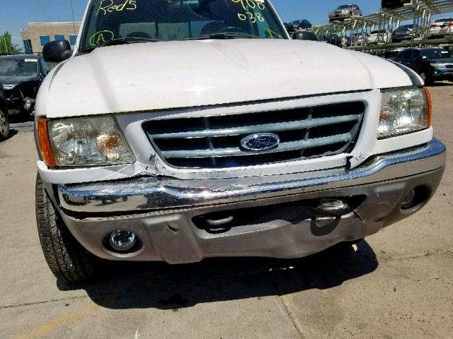 1FTZR15E91PA86800 - 2001 FORD RANGER SUP WHITE photo 9