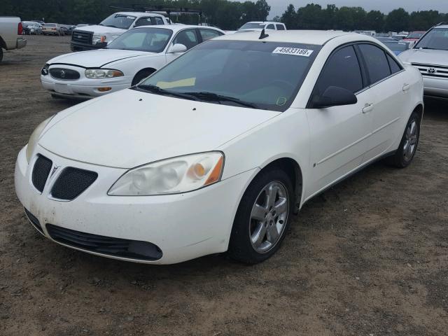 1G2ZH57N384211507 - 2008 PONTIAC G6 GT WHITE photo 2