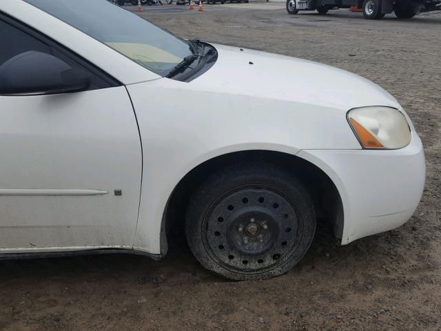 1G2ZH57N384211507 - 2008 PONTIAC G6 GT WHITE photo 9