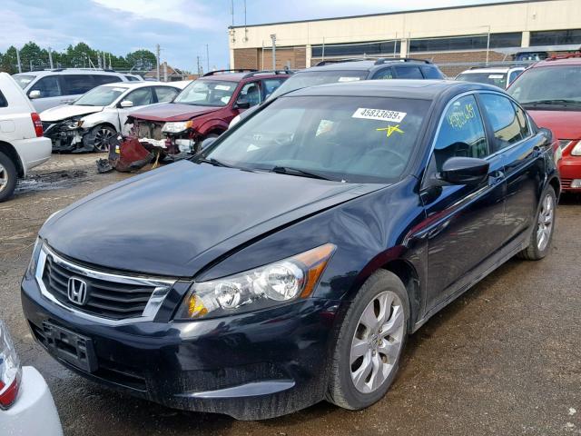 1HGCP26878A092703 - 2008 HONDA ACCORD EXL BLACK photo 2