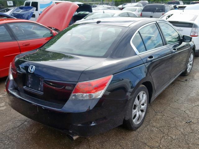 1HGCP26878A092703 - 2008 HONDA ACCORD EXL BLACK photo 4