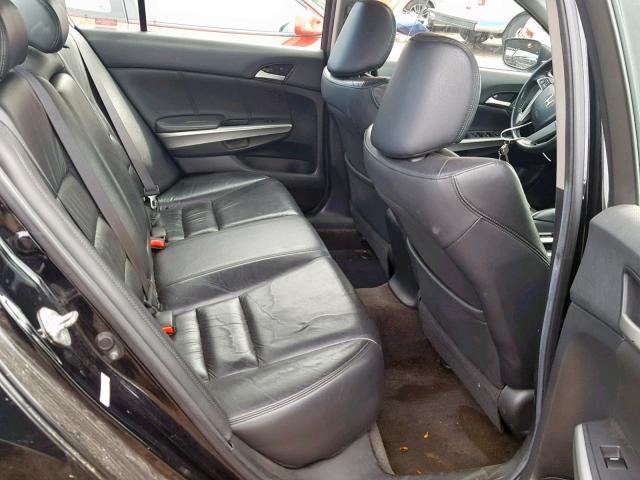 1HGCP26878A092703 - 2008 HONDA ACCORD EXL BLACK photo 6