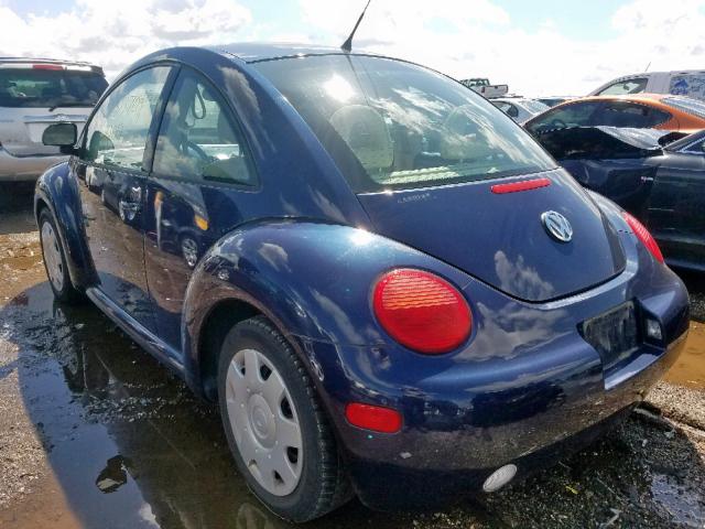 3VWCA21C9YM487767 - 2000 VOLKSWAGEN NEW BEETLE Mavi foto 3
